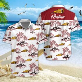 Chemise hawaïenne Indian Motorcycle 01