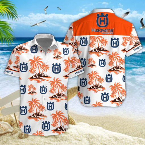 Chemise hawaïenne Husqvarna Motorcycles 06