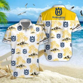 Chemise hawaïenne Husqvarna Motorcycles 02