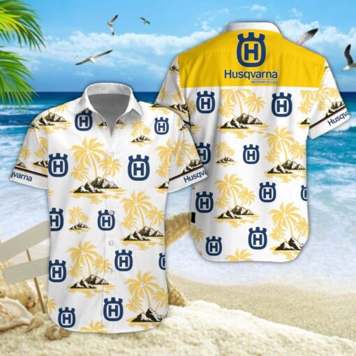 Chemise hawaïenne Husqvarna Motorcycles 02