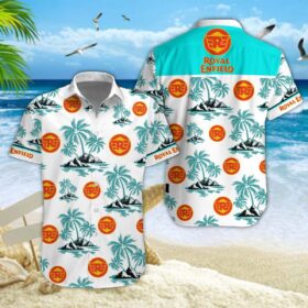 Chemise hawaïenne Royal Enfield 04
