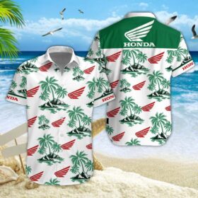 Chemise hawaïenne Honda Moto 05