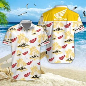 Chemise hawaïenne Honda Moto 08
