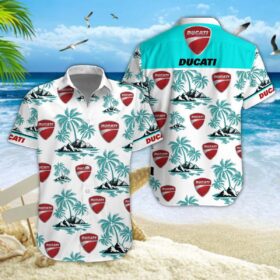 Chemise hawaïenne Ducati 04