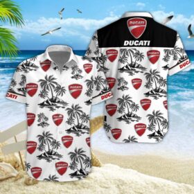 Chemise hawaïenne Ducati 07