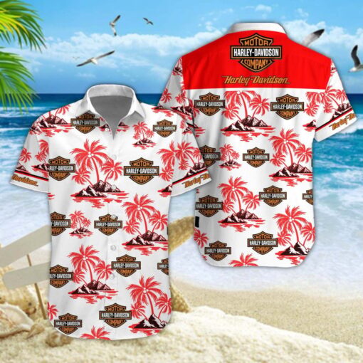 Chemise hawaïenne Harley-Davidson 07