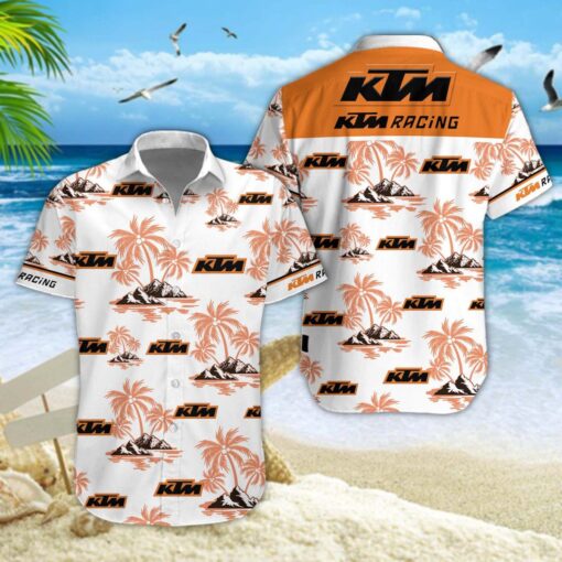 Chemise hawaïenne KTM Racing 01