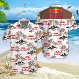 Chemise hawaïenne Red Bull 03