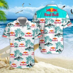 Chemise hawaïenne Red Bull 04