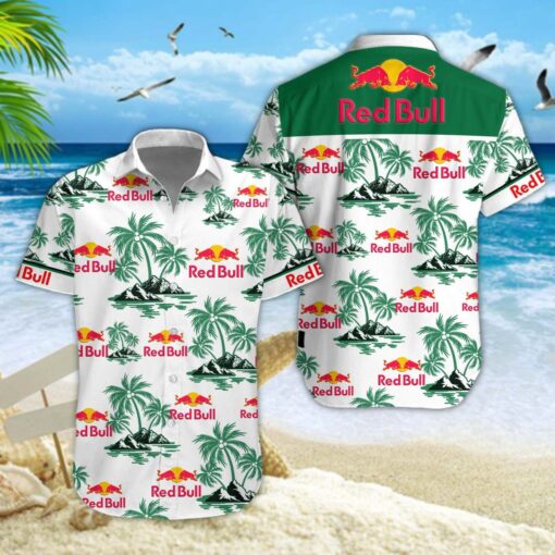 Chemise hawaïenne Red Bull 05
