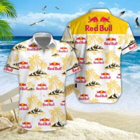 Chemise hawaïenne Red Bull 08