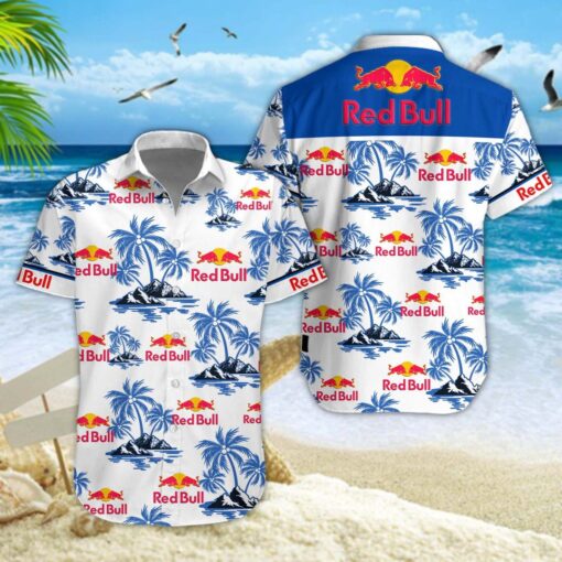 Chemise hawaïenne Red Bull 02