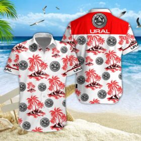 Chemise hawaïenne Ural Motorcycles 01