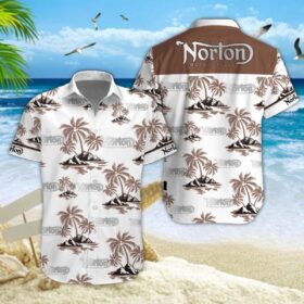 Chemise hawaïenne Norton Motorcycles 02