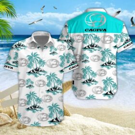 Chemise hawaïenne Cagiva Motorcycles 04