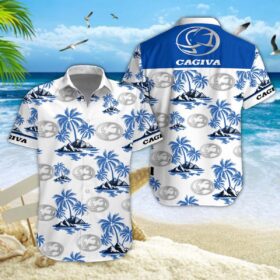 Chemise hawaïenne Cagiva Motorcycles 02