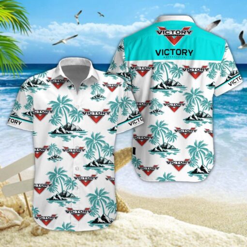 Chemise hawaïenne Victory Motorcycles 04