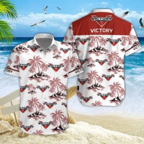 Chemise hawaïenne Victory Motorcycles 01