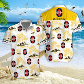 Chemise hawaïenne Gilera Motorcycles 08