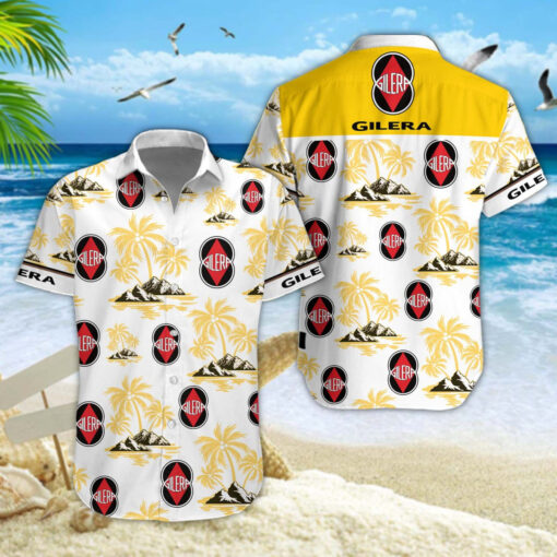 Chemise hawaïenne Gilera Motorcycles 08
