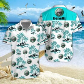 Chemise hawaïenne Benelli Motorcycles 04