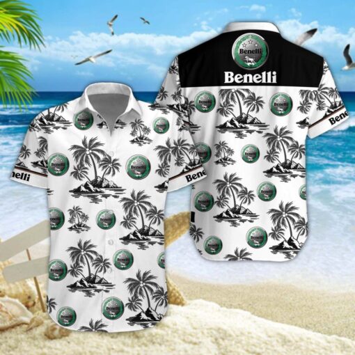 Chemise hawaïenne Benelli Motorcycles 07