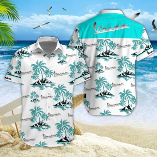 Chemise hawaïenne Vespa 04