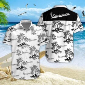 Chemise hawaïenne Vespa 01