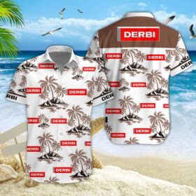 Chemise hawaïenne Derbi Motorcycles 03