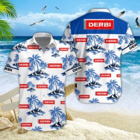 Chemise hawaïenne Derbi Motorcycles 02