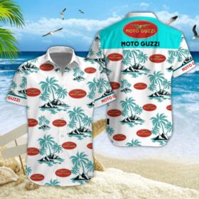 Chemise hawaïenne Moto Guzzi 04