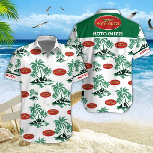 Chemise hawaïenne Moto Guzzi 05