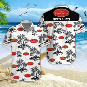 Chemise hawaïenne Moto Guzzi 07