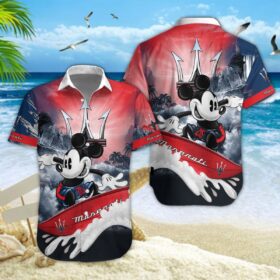 Chemise hawaïenne Maserati