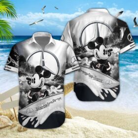 Chemise hawaïenne Mercedes-Benz