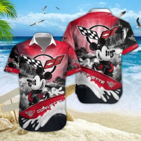 Chemise hawaïenne Corvette C5