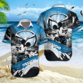 Chemise hawaïenne Mazda