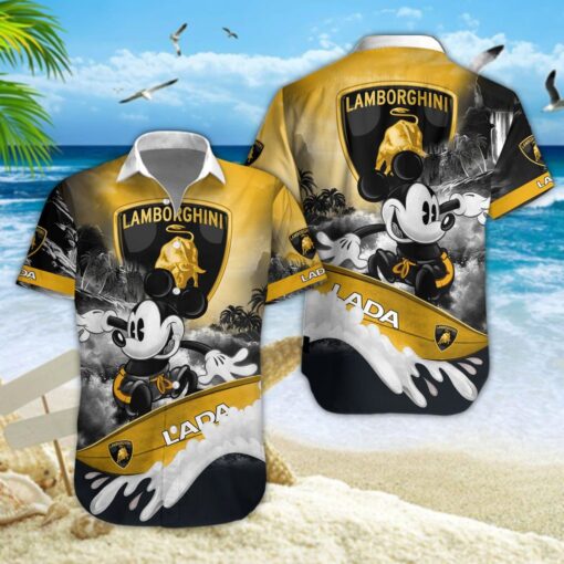 Chemise hawaïenne Lamborghini