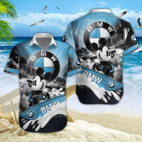 Chemise hawaïenne BMW