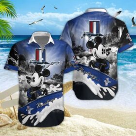 Chemise hawaïenne Ford Mustang