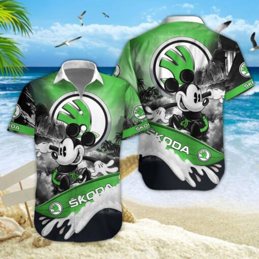 Chemise hawaïenne Skoda
