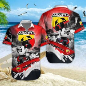 Chemise hawaïenne Abarth