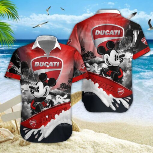 Chemise hawaïenne Ducati
