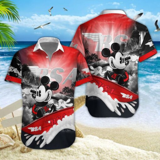 Chemise hawaïenne BSA Motorcycles