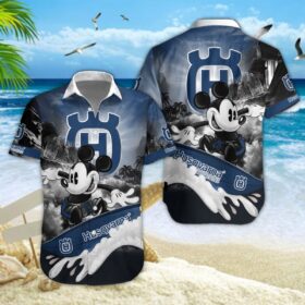 Chemise hawaïenne Husqvarna
