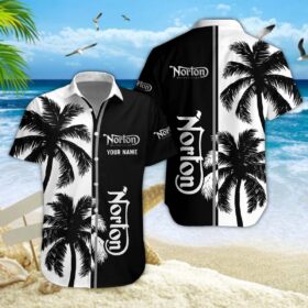 Chemise hawaïenne Norton Motorcycles