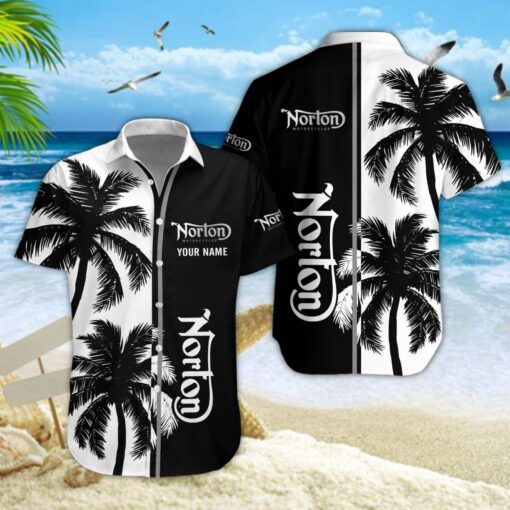 Chemise hawaïenne Norton Motorcycles