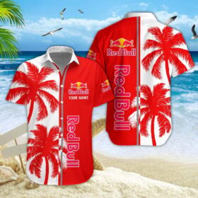 Chemise hawaïenne Red Bull