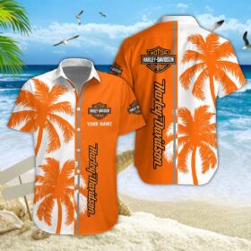 Chemise hawaïenne Harley-Davidson