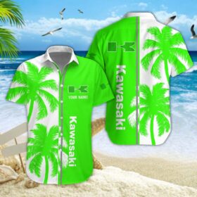 Chemise hawaïenne Kawasaki